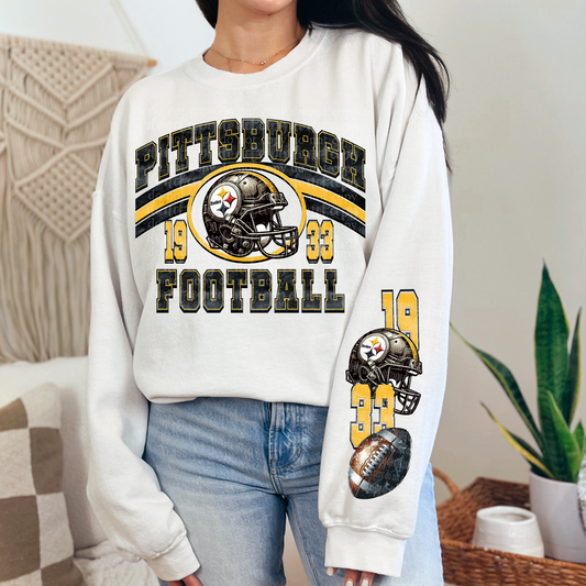 Pittsburgh Grunge DTF & Sublimation Transfer