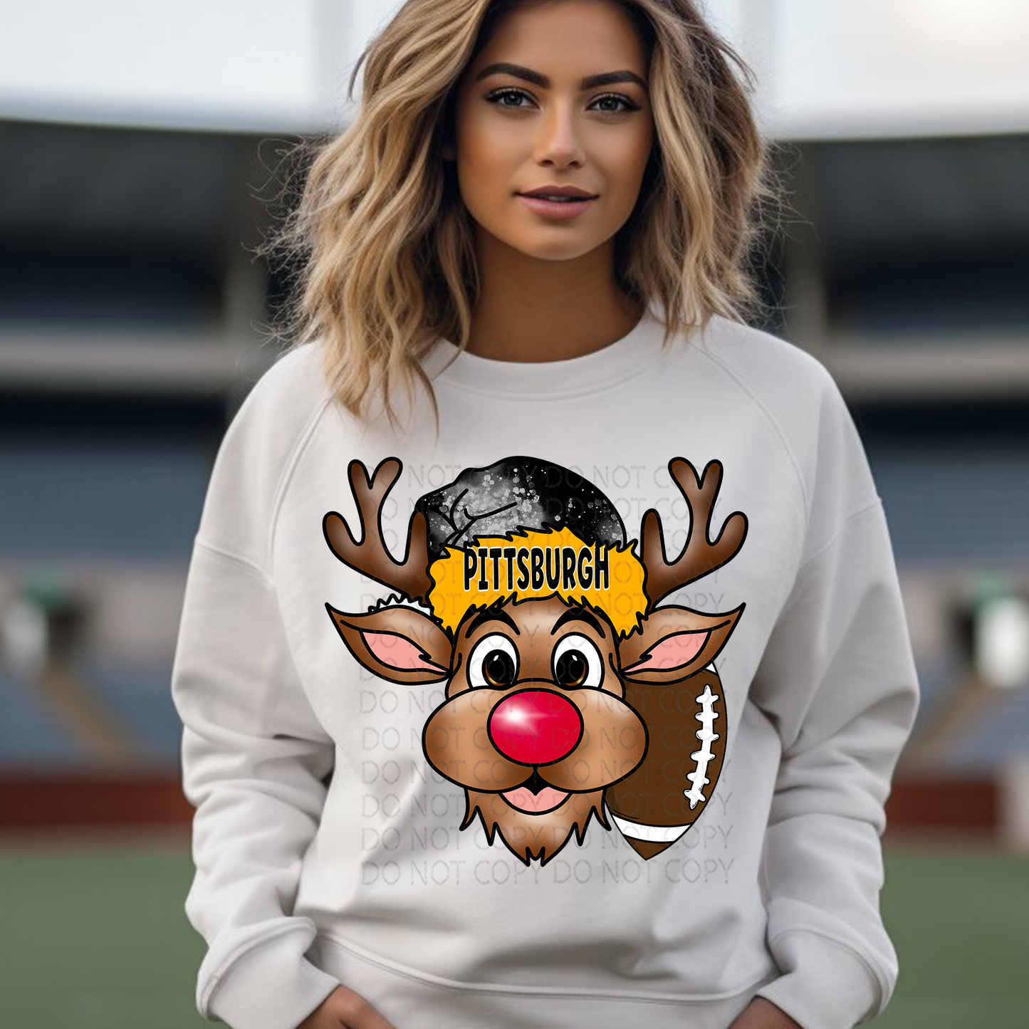 Pittsburgh Reindeer DTF & Sublimation Transfer