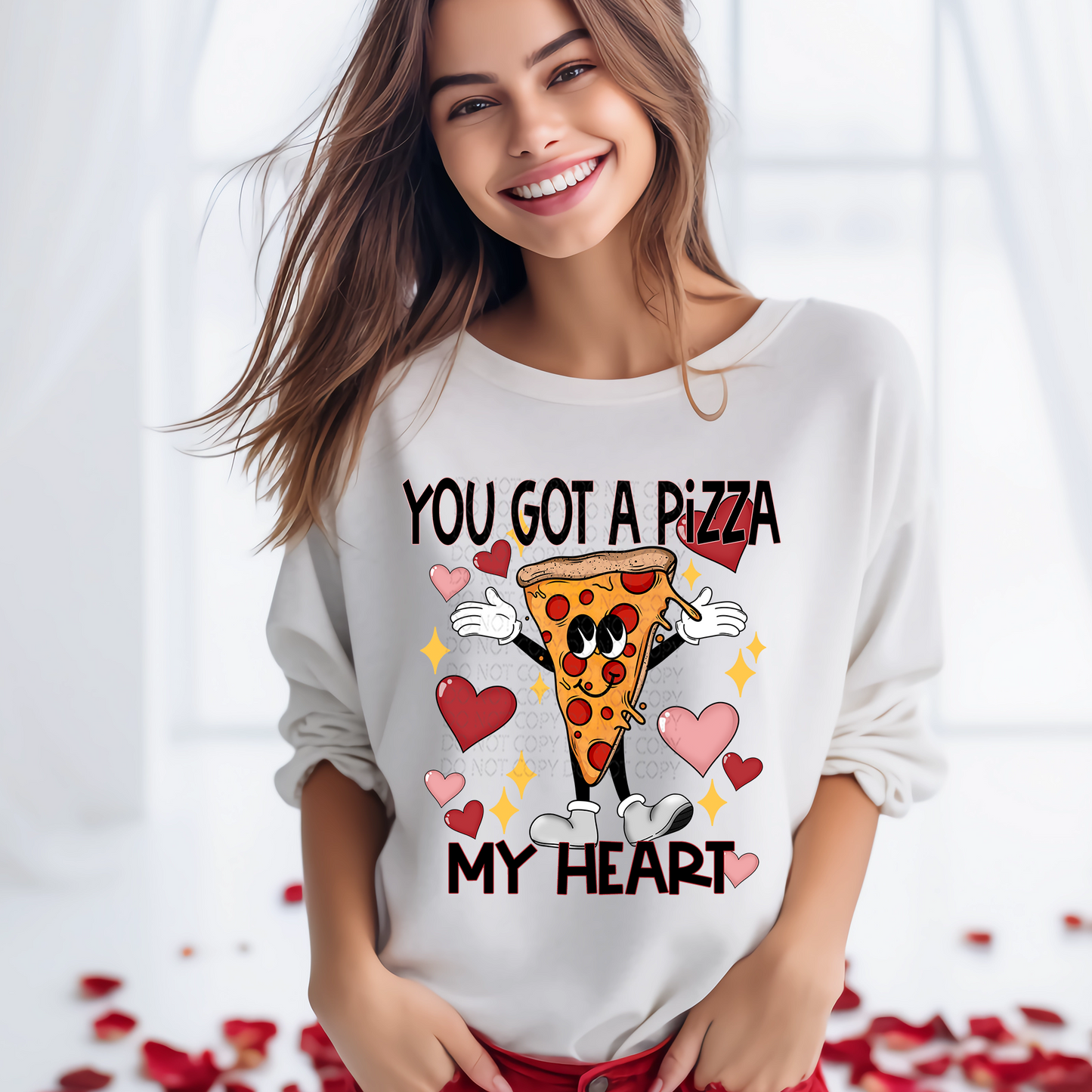 Pizza My Heart DTF & Sublimation Transfer