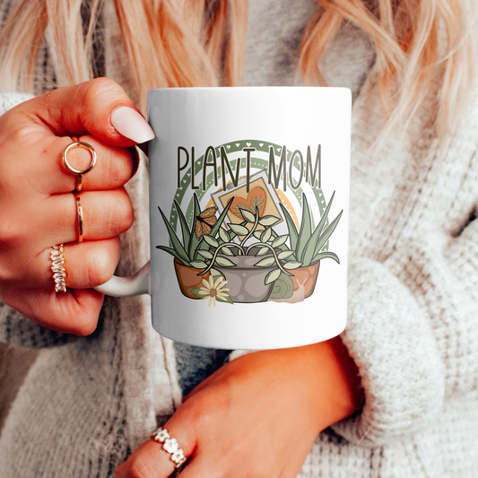 Plant Mom (matches shirt) UV DTF Transfer