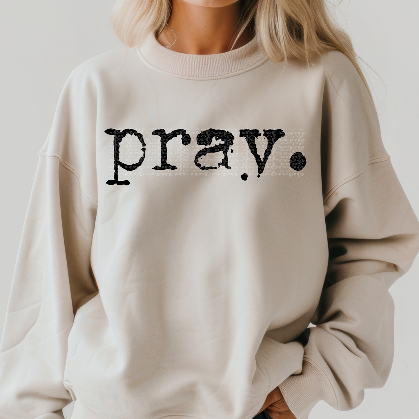 Pray Typography DTF & Sublimation Transfer