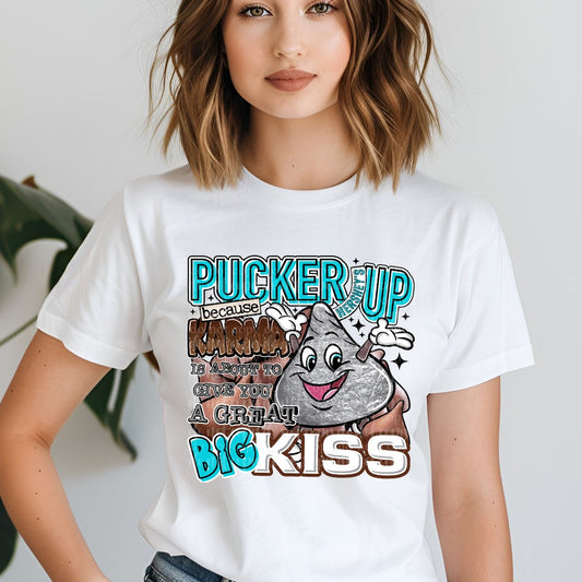 Pucker Up Karma DTF & Sublimation Transfer