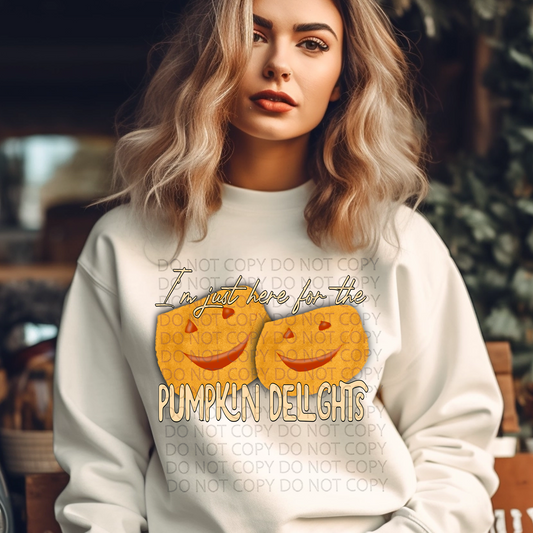 Pumpkin Delights DTF & Sublimation Transfer