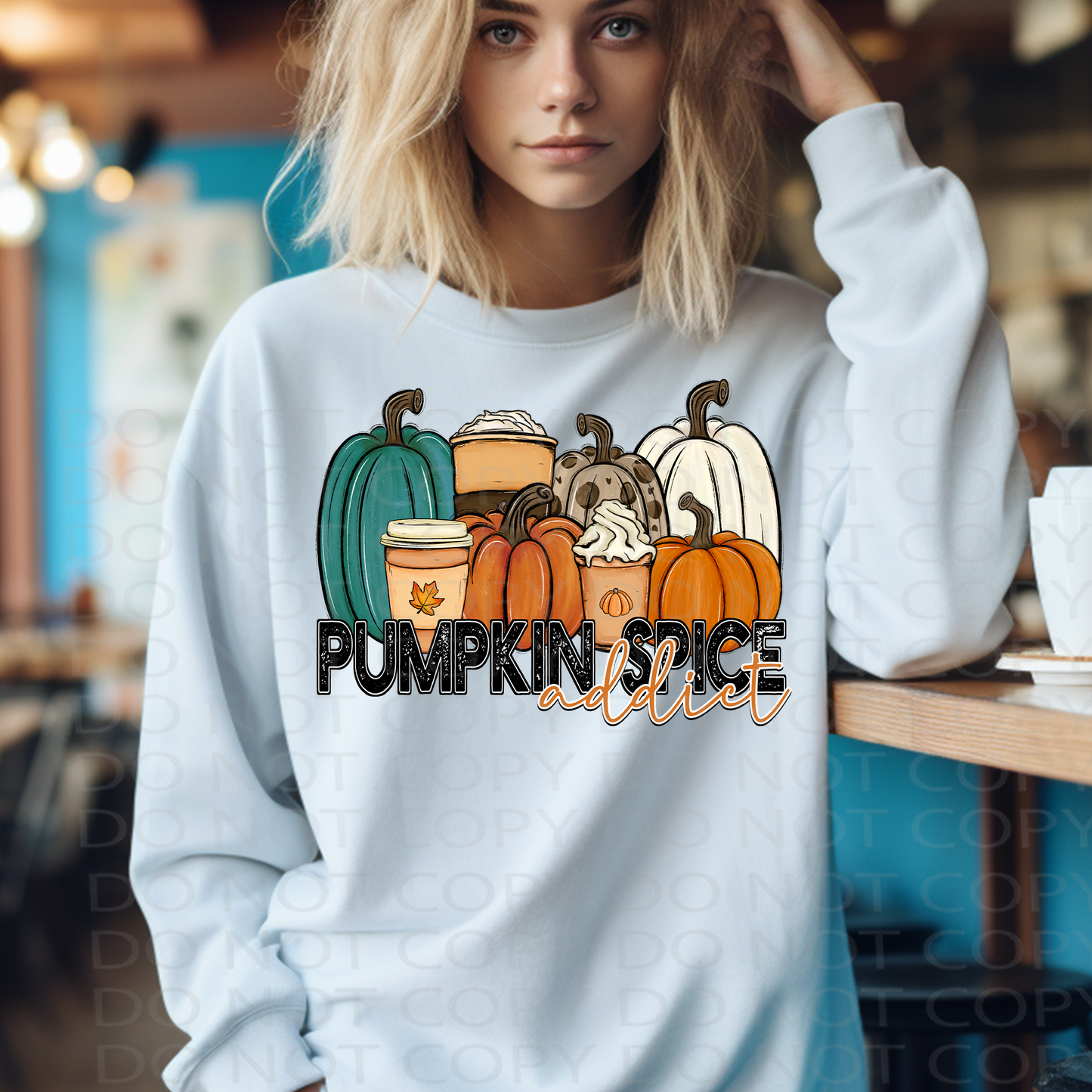 Pumpkin Spice Addict DTF & Sublimation Transfer