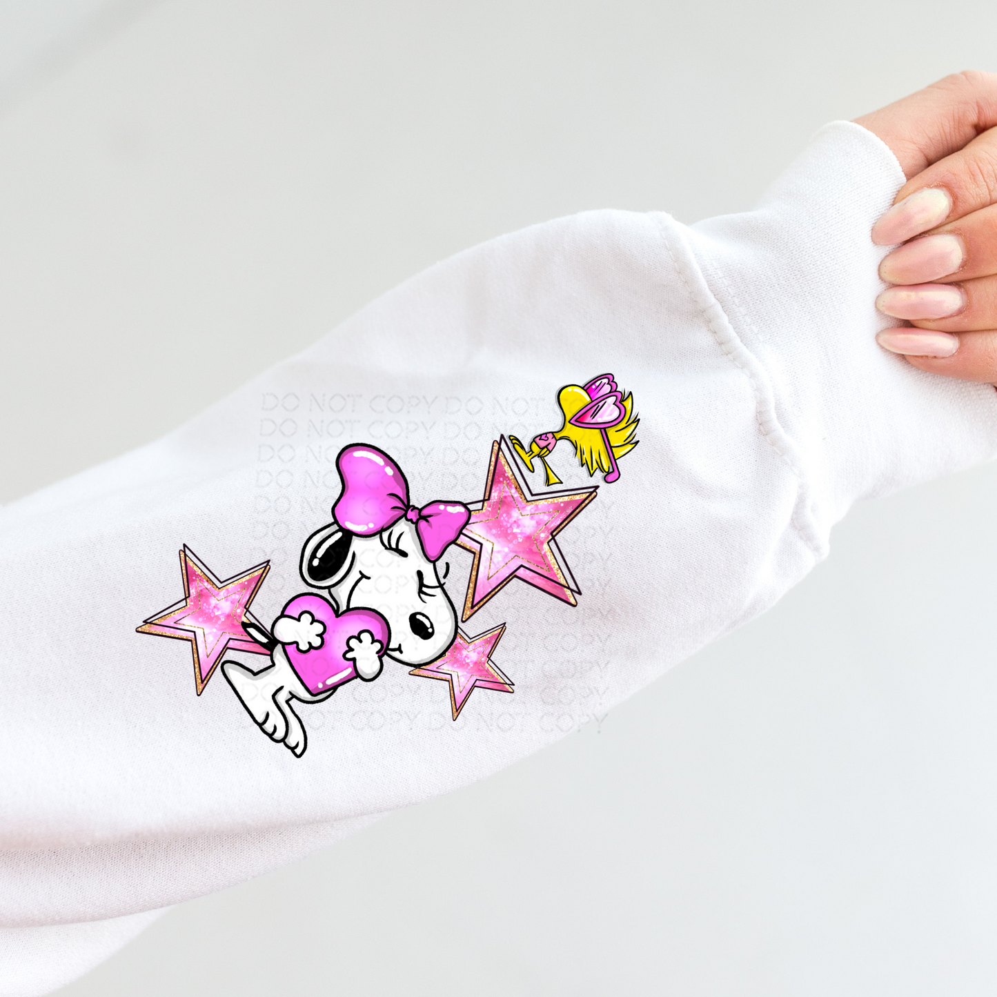 Puppy Love Bug Sleeve (matches shirt) DTF & Sublimation Transfer