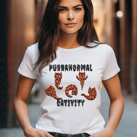 Purranormal Cativity **EXCLUSIVE** Faux Sparkles DTF & Sublimation Transfer