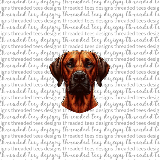 Rhodesian Ridgeback Wrist/Pocket (matches shirt) DTF & Sublimation Transfer