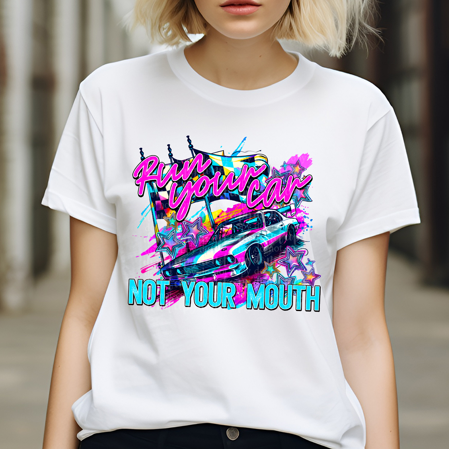 Run Your Car DTF & Sublimation Transfer