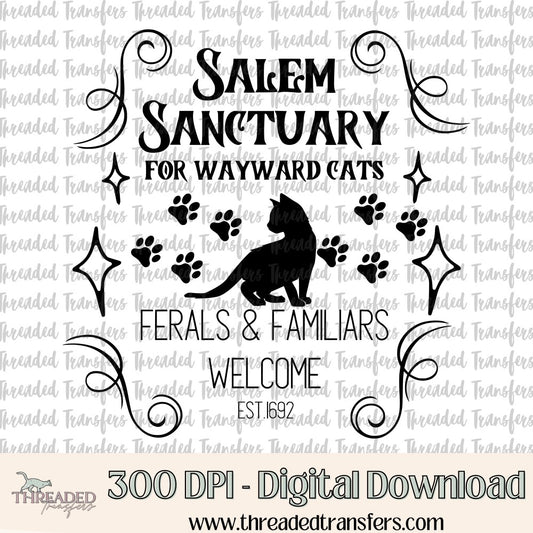 Salem Sanctuary Digital Design Download (PNG Format - no product shipped)