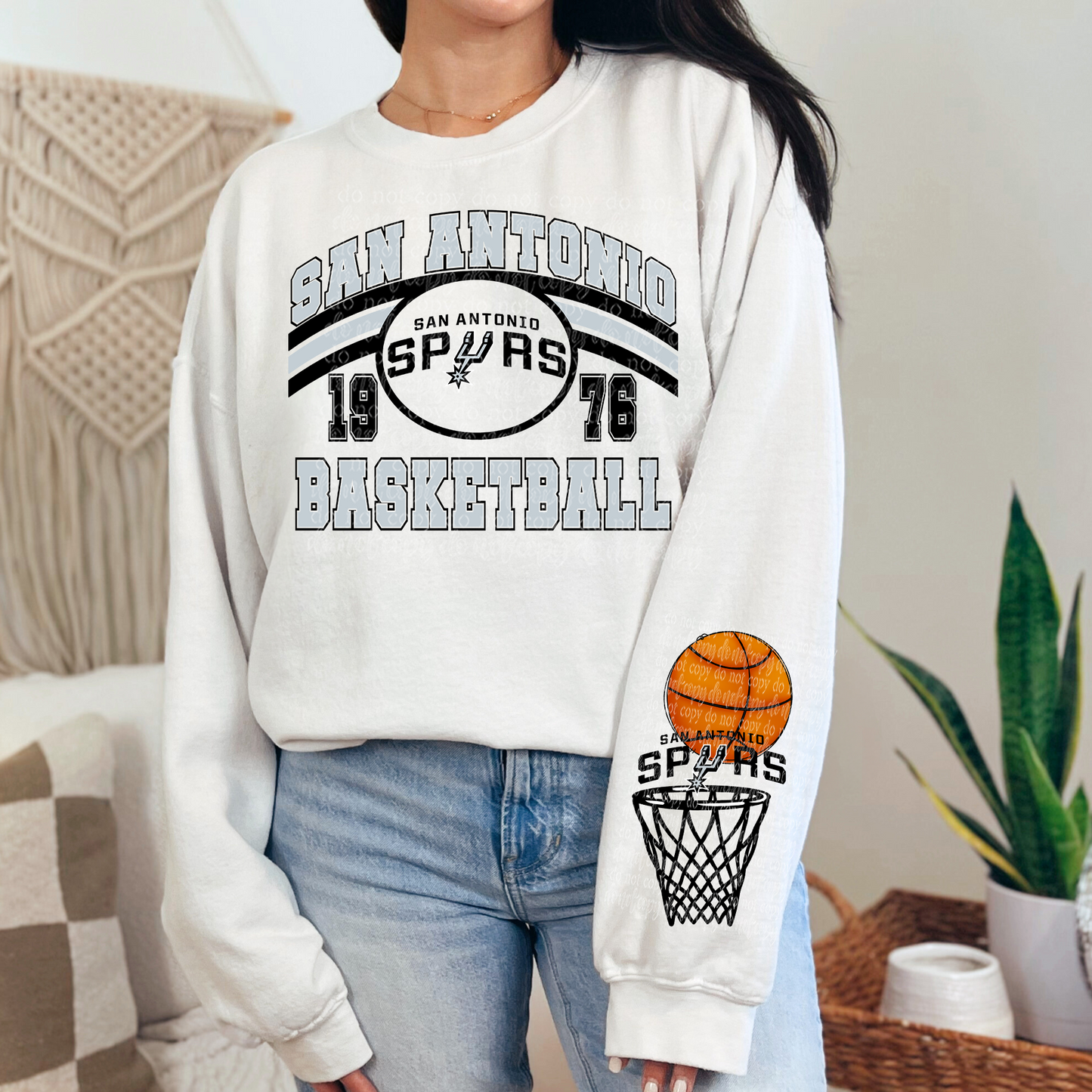 San Antonio B-Ball DTF & Sublimation Transfer