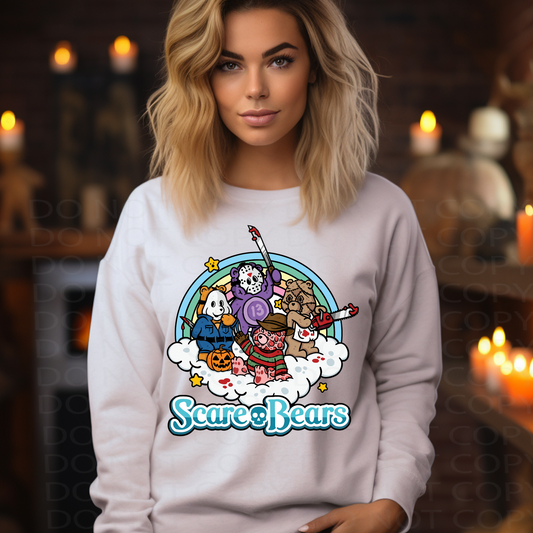 Scare Bears DTF & Sublimation Transfer