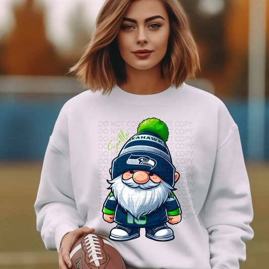 Seattle Gnome  DTF & Sublimation Transfer