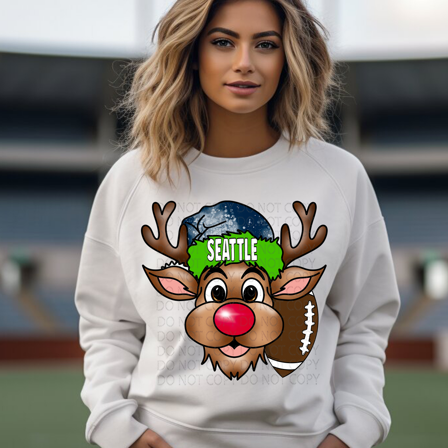 Seattle Reindeer DTF & Sublimation Transfer