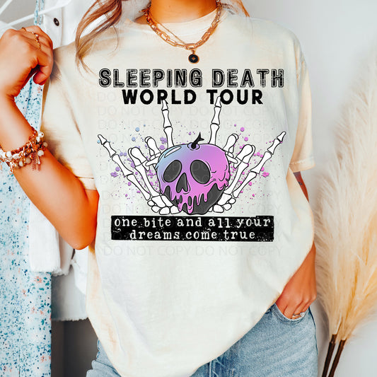 World Tour Sleeping Death DTF & Sublimation Transfer