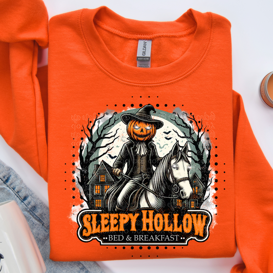 Sleepy Hollow B & B Faux Embroidery DTF & Sublimation Transfer