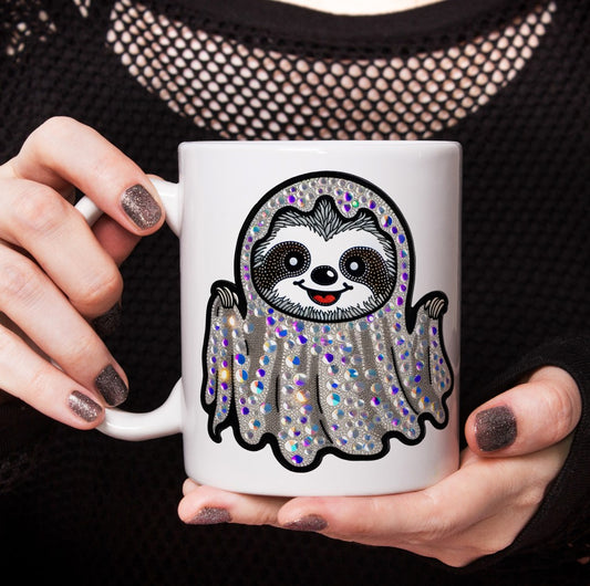 Sloth Ghost (matches shirt) UV DTF Transfer