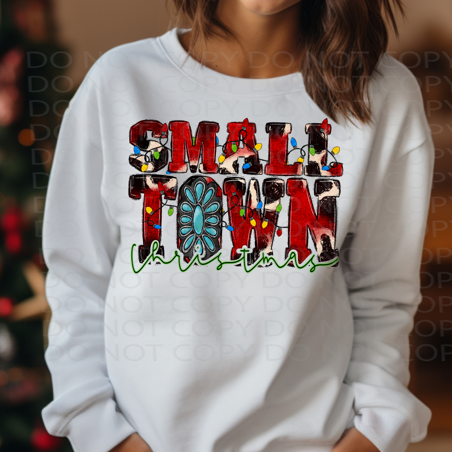 Small Town Christmas DTF & Sublimation Transfer