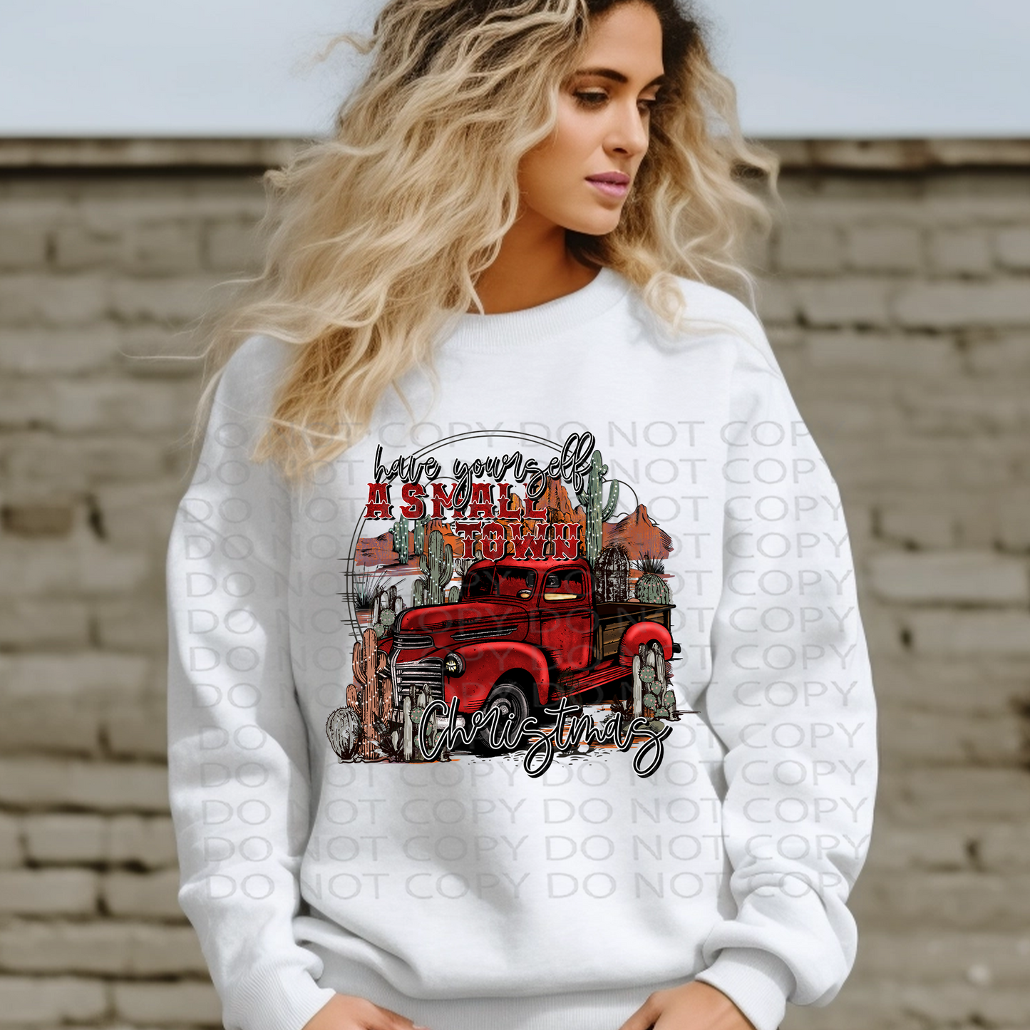 Small Town Christmas DTF & Sublimation Transfer