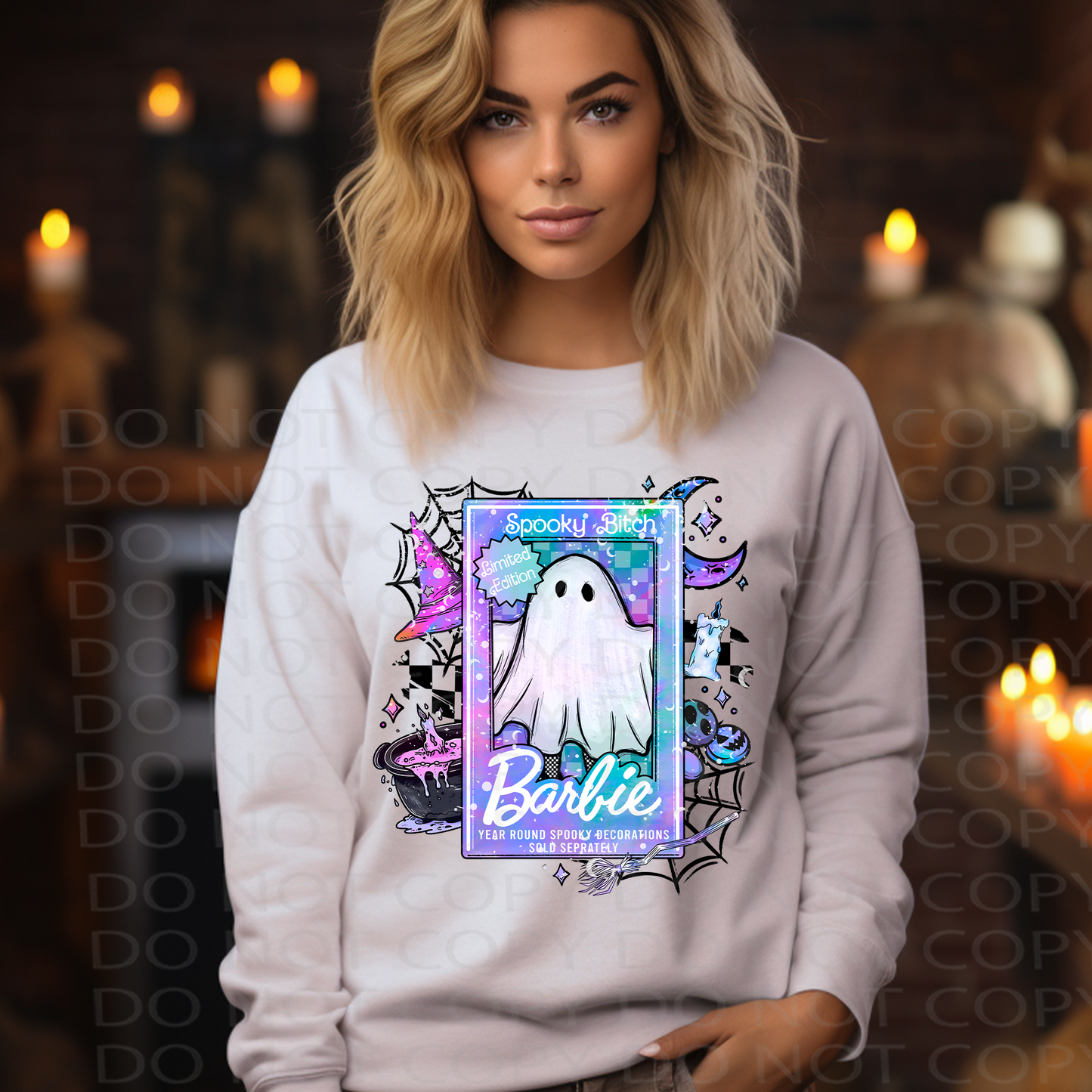 Spooky Barb DTF & Sublimation Transfer