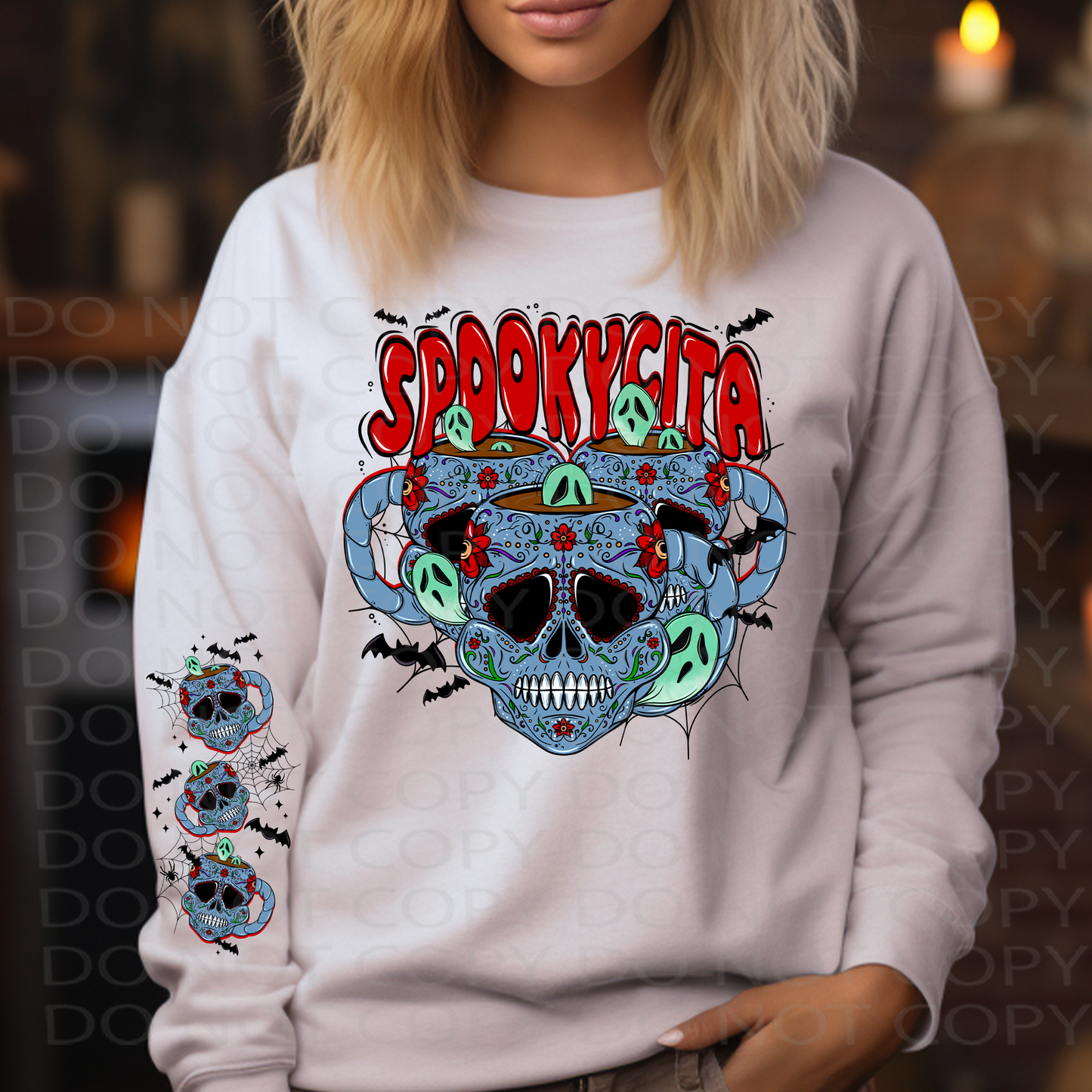 Spookycita Sleeve (front sold separate) DTF & Sublimation Transfer