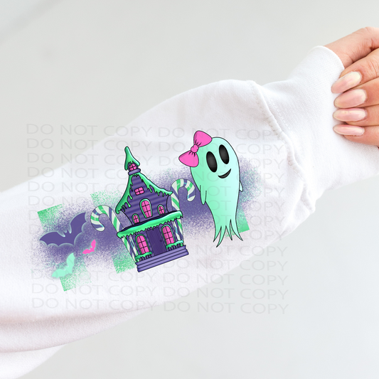 Spooky Girl Era Colors Sleeve (matches shirt)  DTF & Sublimation Transfer