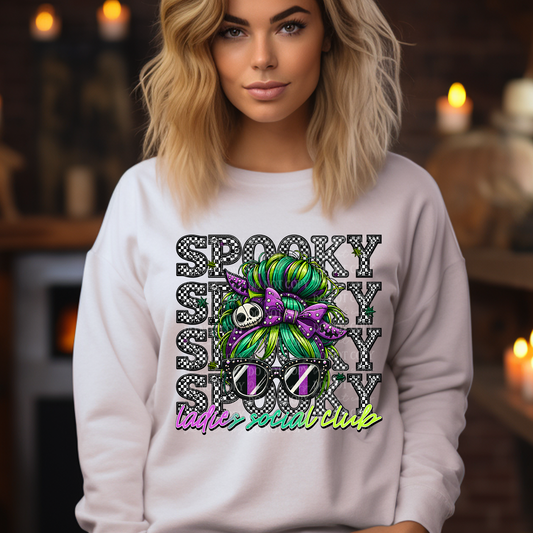 Spooky Ladies Social Club DTF & Sublimation Transfer