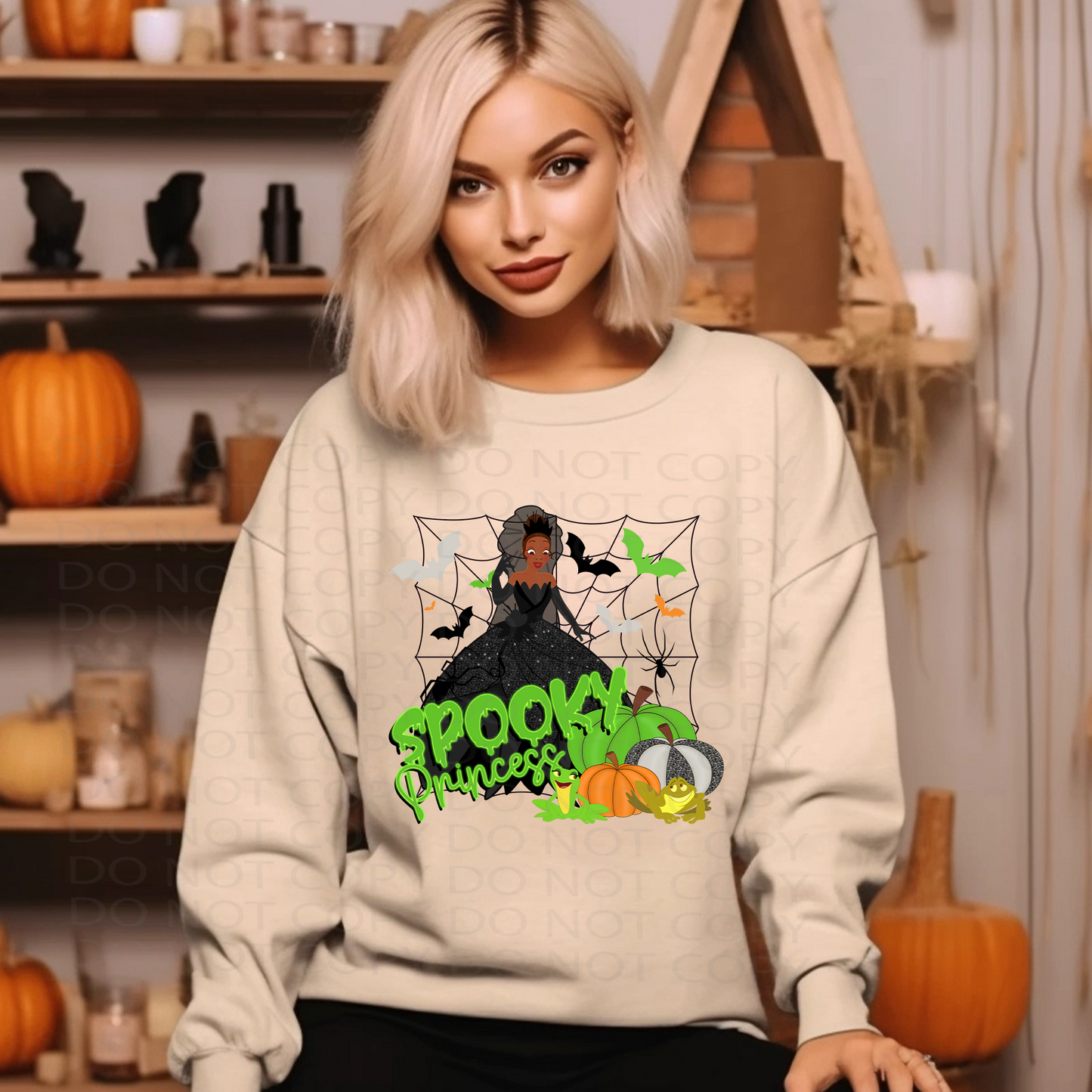 Spooky Princess Froggy Style DTF & Sublimation Transfer