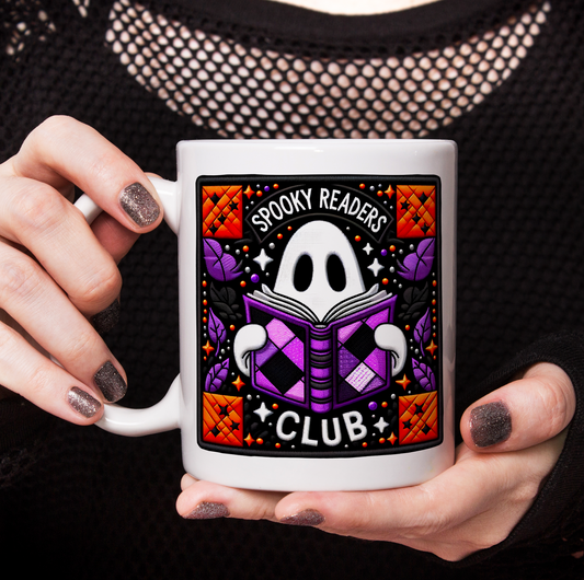 Spooky Readers Club (matches shirt) UV DTF Transfer