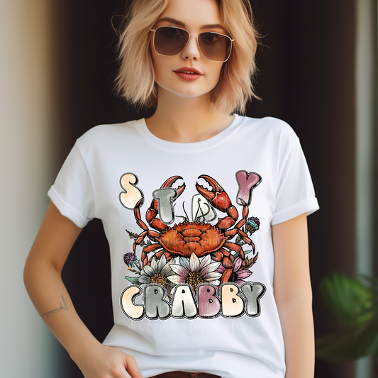 Stay Crabby DTF & Sublimation Transfer