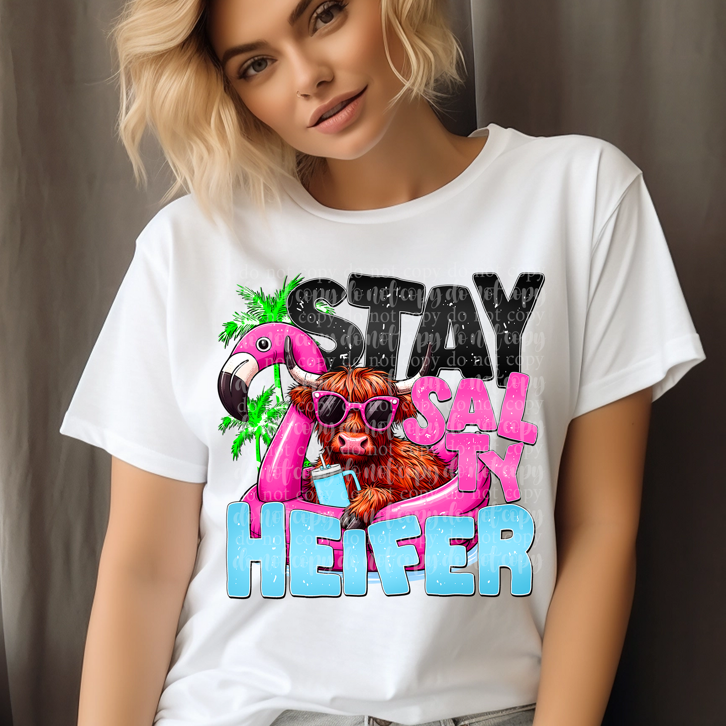 Stay Salty Heifer  DTF & Sublimation Transfer