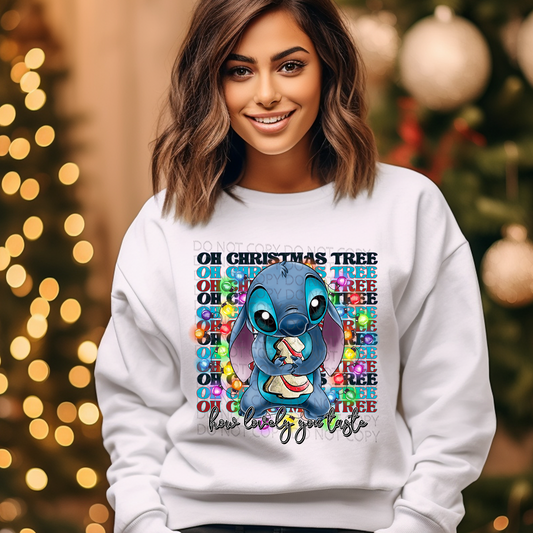 Oh Christmas Tree Stitches DTF & Sublimation Transfer