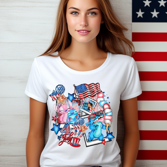 Stitches Independence Day DTF & Sublimation Transfer