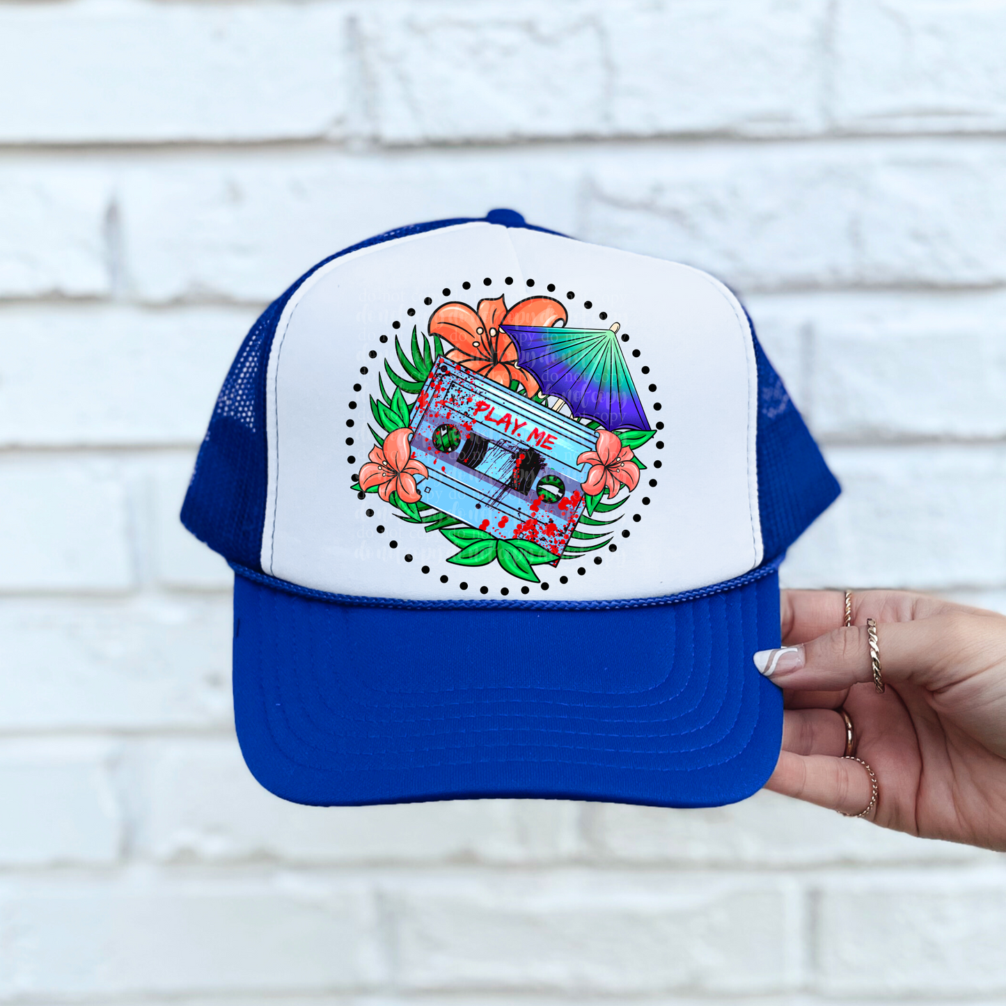 Summer Thrills Hat (matches shirt) DTF & Sublimation Transfer