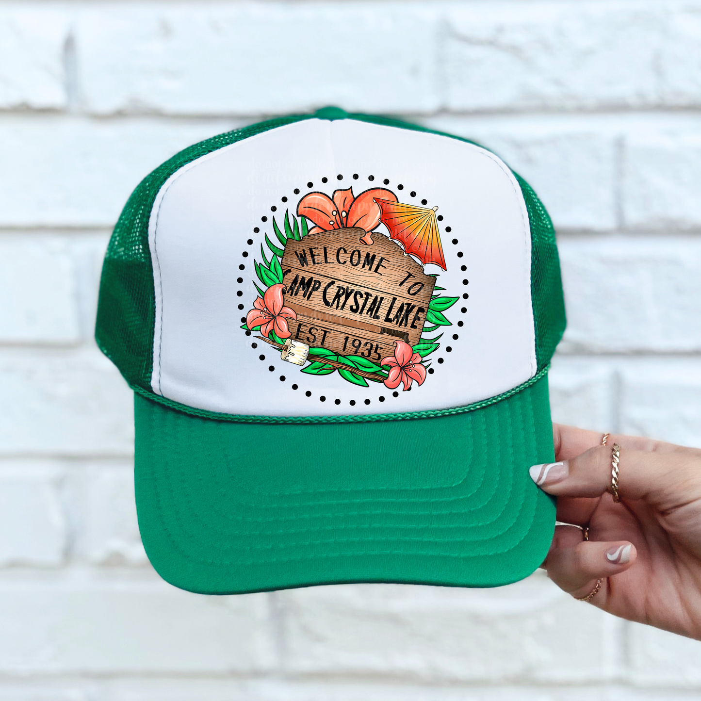 Summer Trips Hat (matches shirt) DTF & Sublimation Transfer