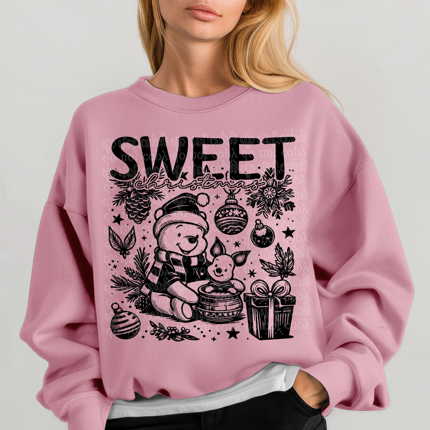 Sweet Christmas Bear DTF & Sublimation Transfer