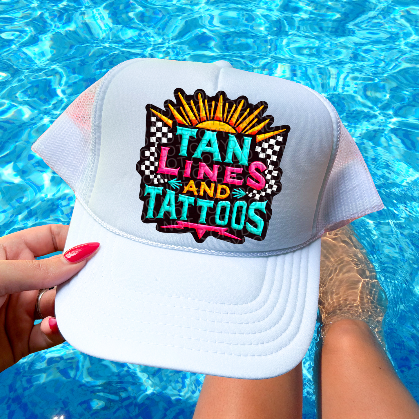 Tan Lines Tattoos DTF & Sublimation Transfer