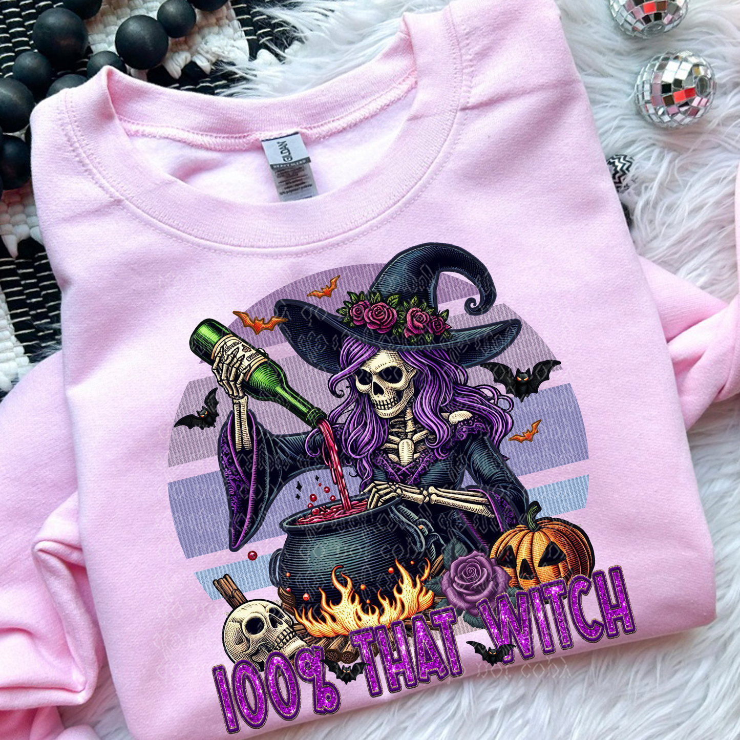 That Witch Faux Sequin & Faux Embroidery DTF & Sublimation Transfer