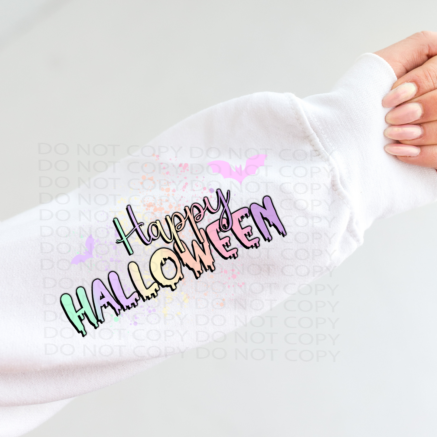 Underwater Halloween Sleeve (matches shirt)  DTF & Sublimation Transfer