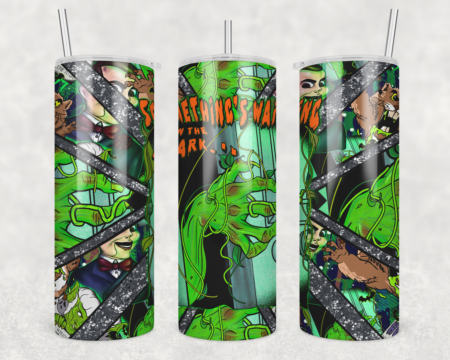 Waiting in the Dark (Matches Shirt) Sublimation Transfer Tumbler Wrap 20oz (read description)