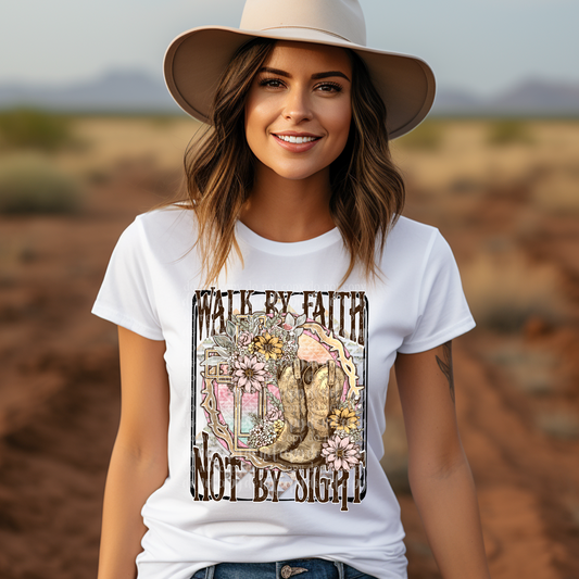 Walk By Faith DTF & Sublimation Transfer