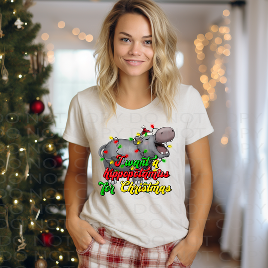 Want a Hippopotamus DTF & Sublimation Transfer