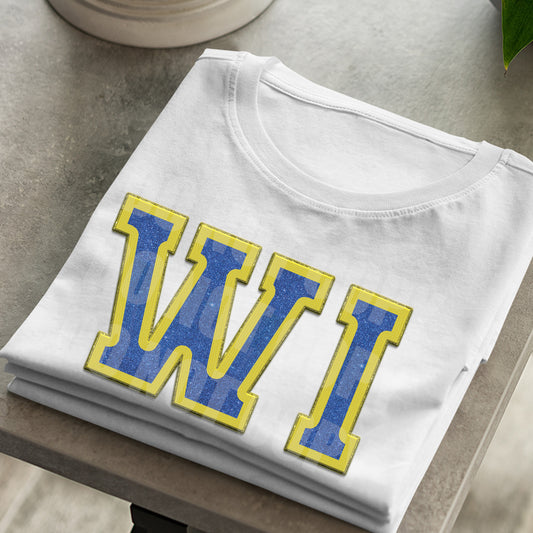 Wisconsin **EXCLUSIVE** Faux Embroidery DTF Transfer