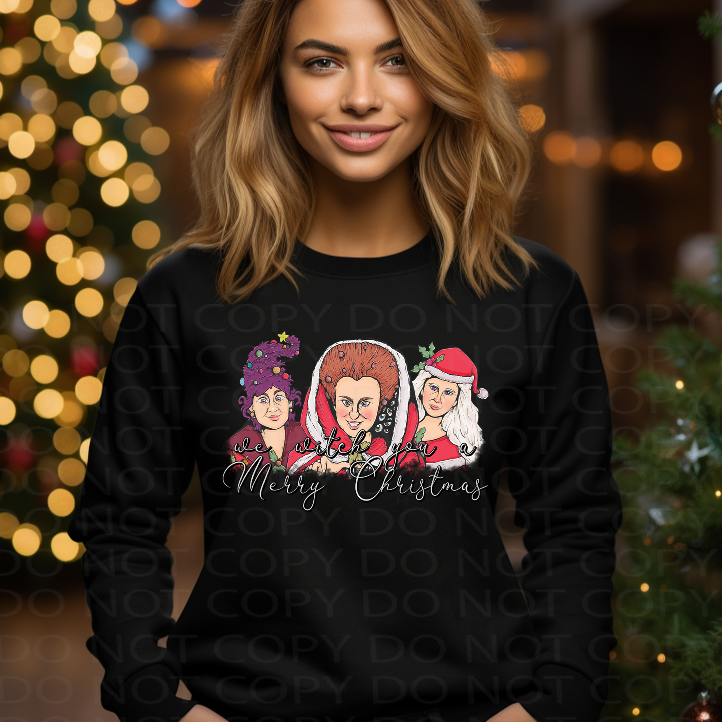 Witch You Merry Christmas DTF & Sublimation Transfer