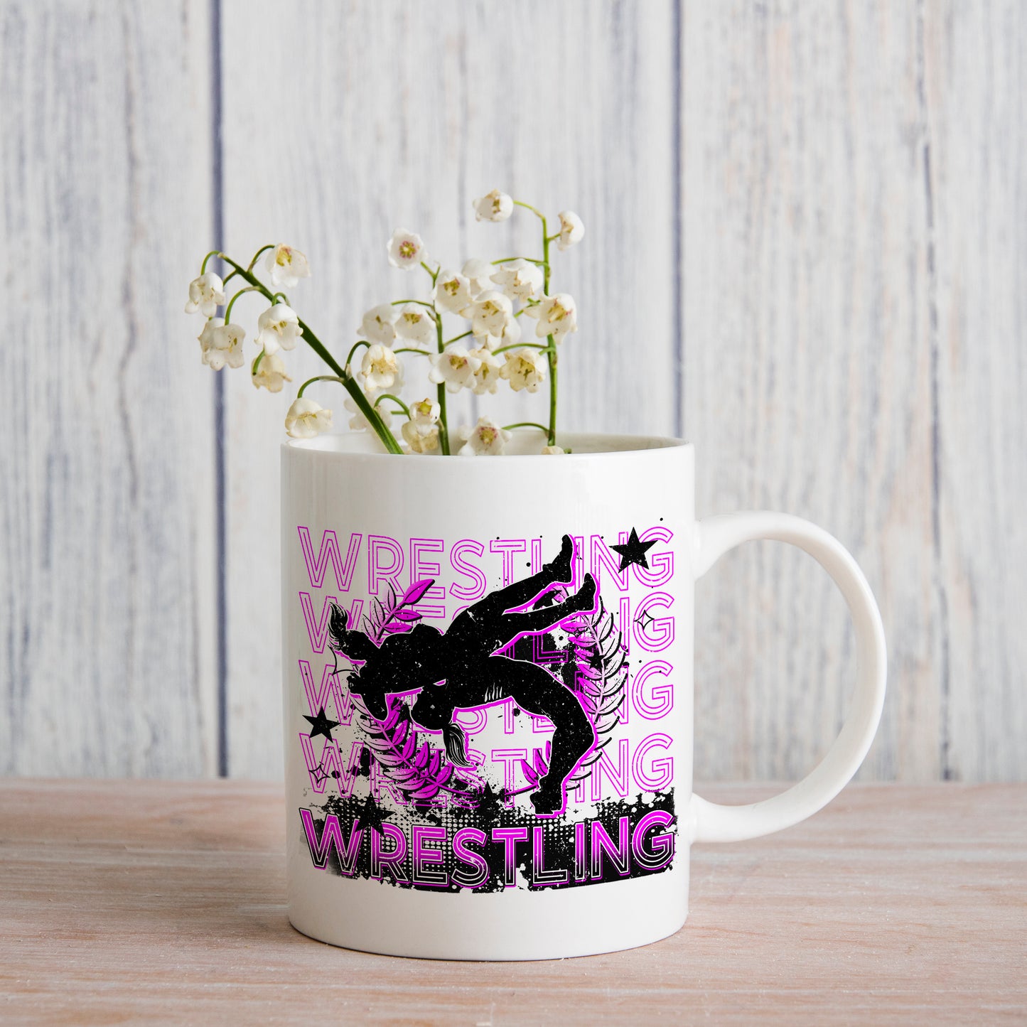 Wrestling Girl Stack (matches shirt) UV DTF Transfer