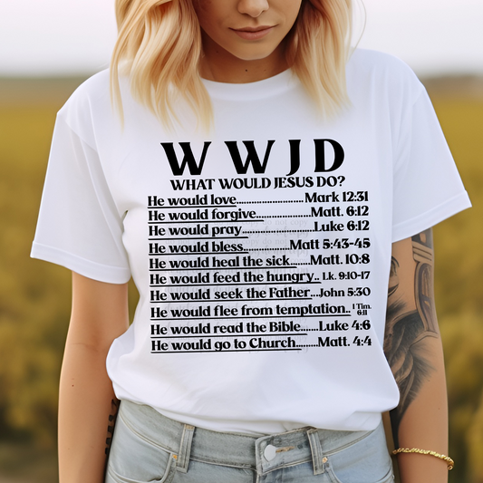 WWJD DTF & Sublimation Transfer