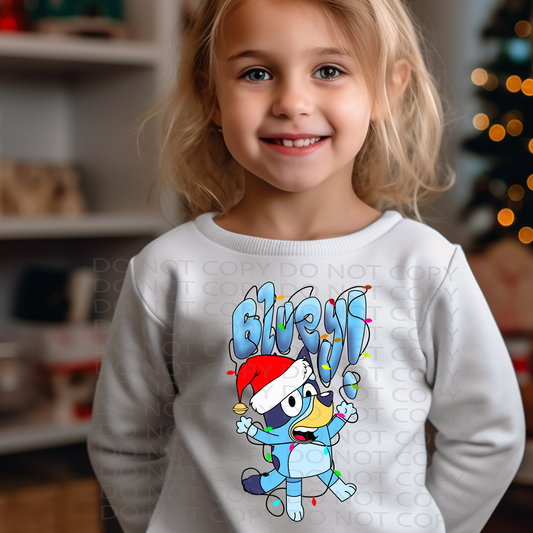 Christmas B Dog DTF & Sublimation Transfer