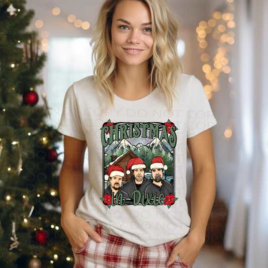 Christmas in Dixie DTF & Sublimation Transfer