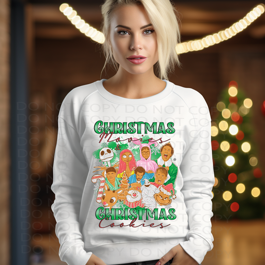 Christmas Movie Cookies DTF & Sublimation Transfer