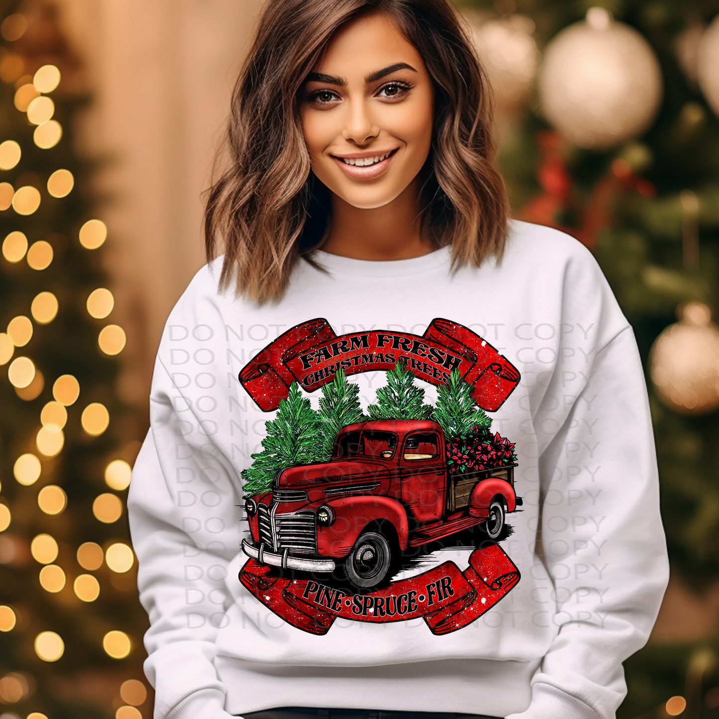 Christmas Trees DTF & Sublimation Transfer