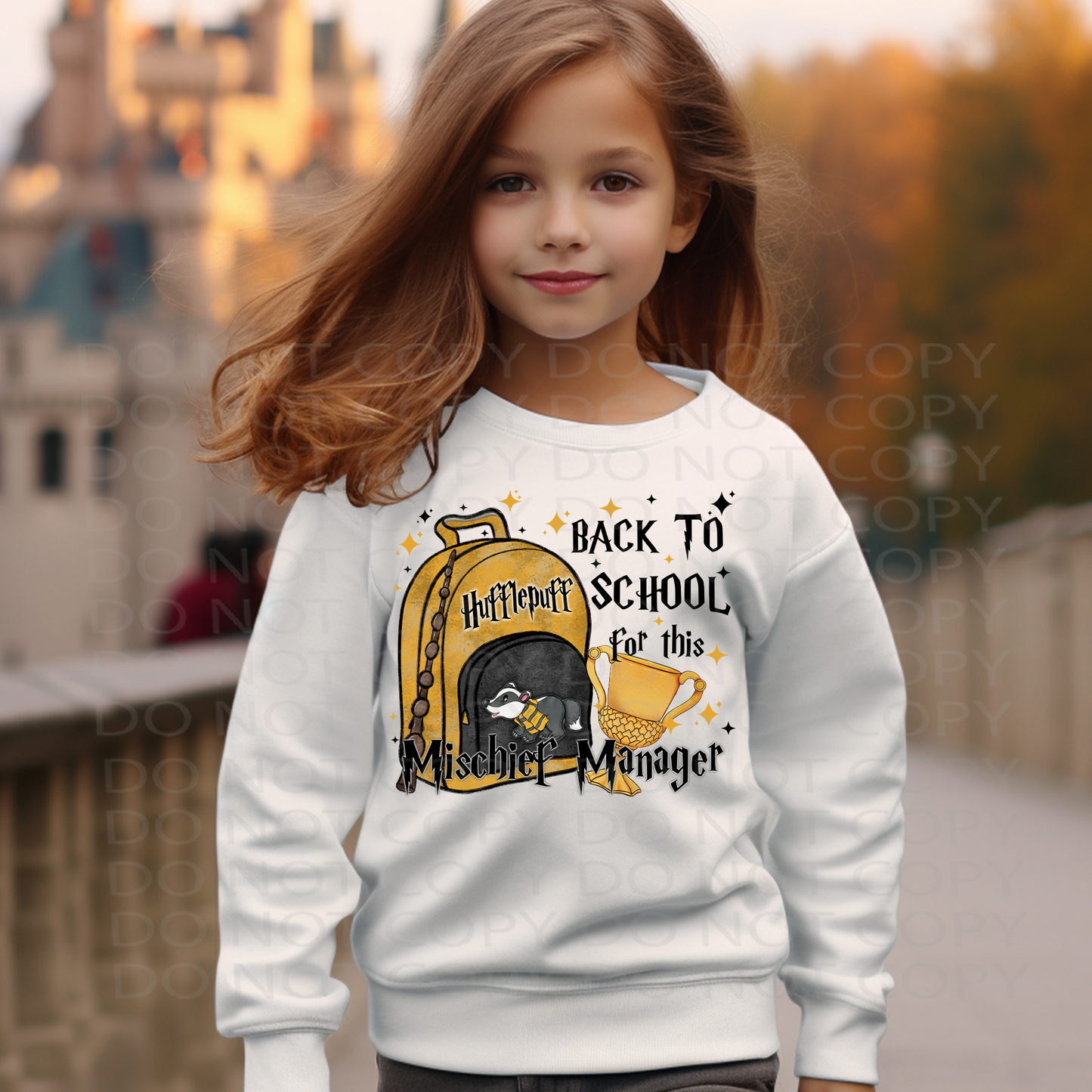 Yellow House Back To School DTF & Sublimation Transfer